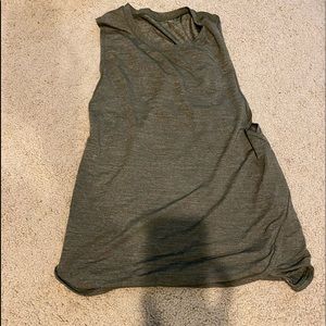 Dark forest green LULU Top